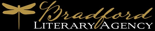 Bradford Literary Agency logo with dragonfly