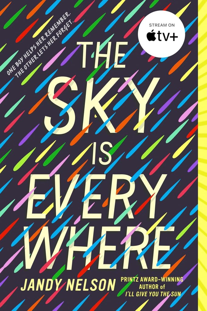 Book cover for The Sky Is Everywhere, by Jandy Nelson